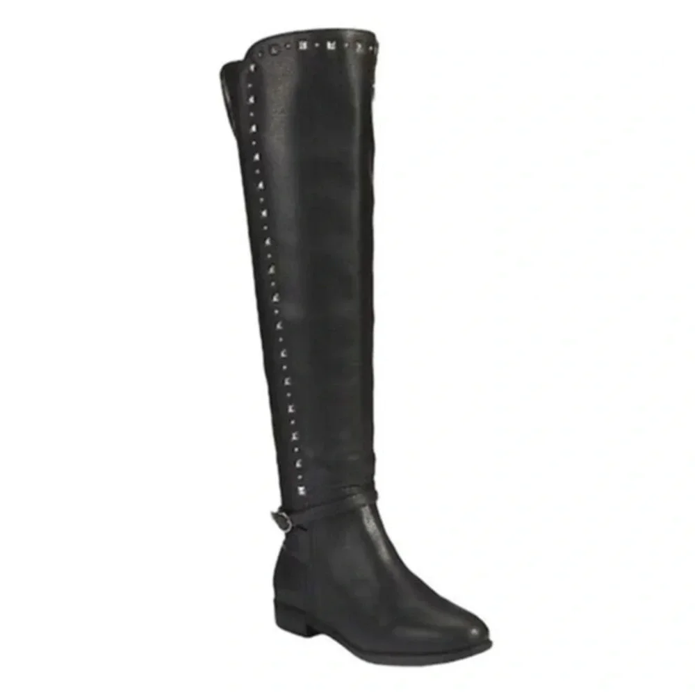 Rialto Ferrell Over The Knee Black Boots Size 6